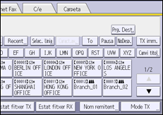 Il·lustració de pantalla del panell d'operacions