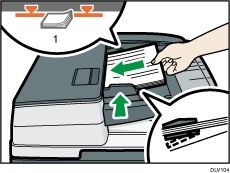 Il·lustració de referència numerada de la il·lustració de l'ADF