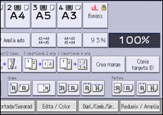 Il·lustració de pantalla del panell d'operacions