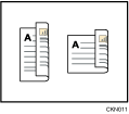 Ilustrace orientace originálu a kopie