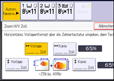 Abbildung Bedienfeld-Display
