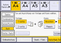 Abbildung Bedienfeld-Display