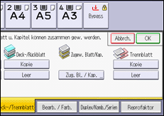 Abbildung Bedienfeld-Display