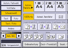 Abbildung Bedienfeld-Display