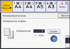 Abbildung Bedienfeld-Display