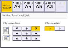 Abbildung Bedienfeld-Display