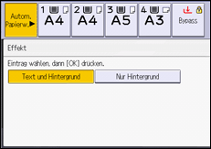 Abbildung Bedienfeld-Display