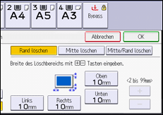 Abbildung Bedienfeld-Display