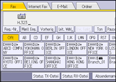 Abbildung Bedienfeld-Display