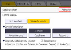 Abbildung Bedienfeld-Display