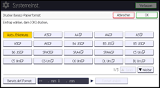 Abbildung Bedienfeld-Display