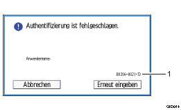 Nummerierte Abbildung Bedienfeld-Display