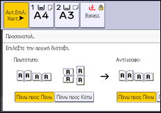 Εικόνα οθόνης πίνακα χειρισμού
