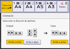 Ilustración de la pantalla panel de mandos