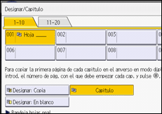Ilustración de la pantalla panel de mandos