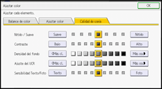 Ilustración de la pantalla panel de mandos
