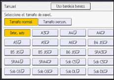 Ilustración de la pantalla panel de mandos
