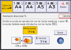 Ilustración de la pantalla panel de mandos