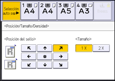 Ilustración de la pantalla panel de mandos