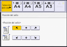 Ilustración de la pantalla panel de mandos