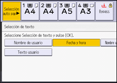Ilustración de la pantalla panel de mandos