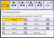 Ilustración de la pantalla panel de mandos