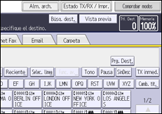 Ilustración de la pantalla panel de mandos