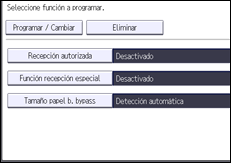 Ilustración de la pantalla panel de mandos