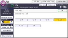 Ilustración de la pantalla panel de mandos