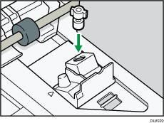 Ilustración del alimentador automático de documentos inverso