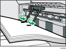 Ilustración del soporte de papel