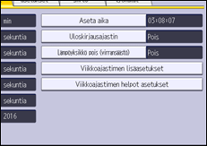 Käyttöpaneelin näyttö