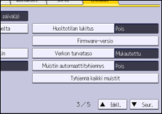 Käyttöpaneelin näyttö