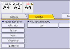 Käyttöpaneelin näyttö
