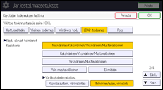 Käyttöpaneelin näyttö