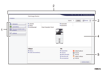 Numeroitu selaimen näytön kuva
