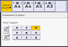 Illustration de l'écran du panneau de commande