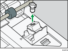 Illustration du chargeur automatique de documents à retournement