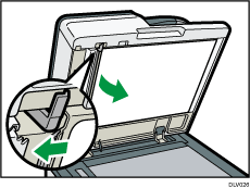 Illustration de l'ADF à numérisation recto verso en une seule passe