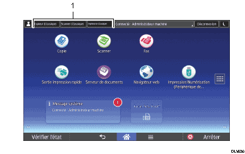 Illustration des modes de modification avec numérotation