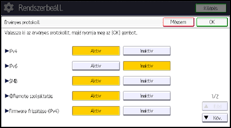 A kezelőpanel ismertetése