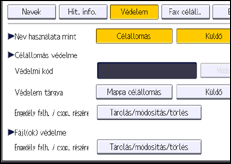 A kezelőpanel ismertetése
