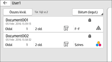 A kezelőpanel ismertetése