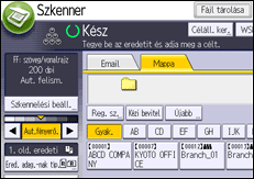 A kezelőpanel ismertetése
