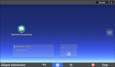 A kezelőpanel ismertetése