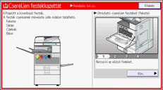 A kezelőpanel ismertetése