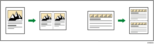 Illustratie van Dubbele kopie