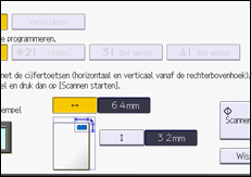 Afbeelding van bedieningspaneel