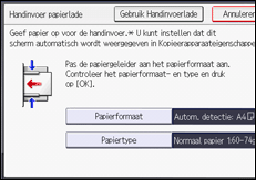 Afbeelding van bedieningspaneel