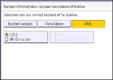 Afbeelding van bedieningspaneel